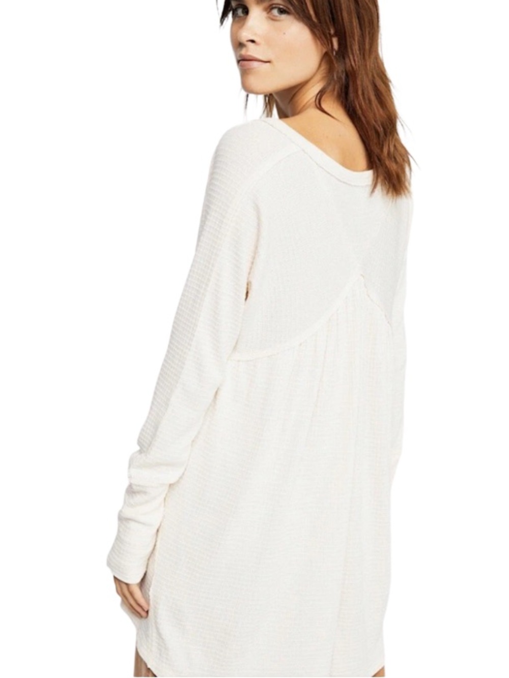 We The Free Citrine Thermal Henley Top by Free People - Picture 2 of 8